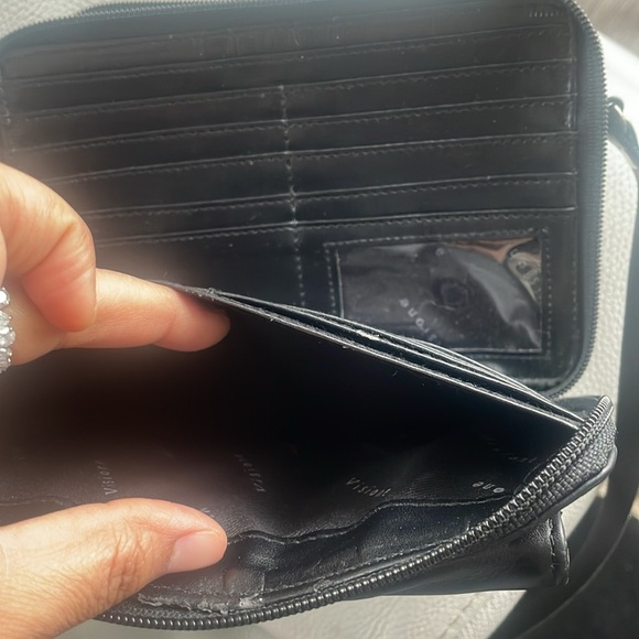 VISIONE CROSSBODY BLACK LEATHER WOMEN VINTAGE BAG - Picture 7 of 8